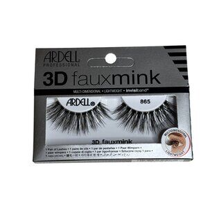 Ardell 3D Faux Mink Lashes 865 Invisiband False Eyelashes New
